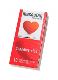 Презервативы Masculan Sensitive plus - 10 шт. - Masculan - купить с доставкой в Якутске