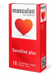 Презервативы Masculan Sensitive plus - 10 шт. - Masculan - купить с доставкой в Якутске