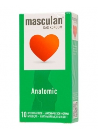 Презервативы анатомической формы Masculan Anatomic - 10 шт. - Masculan - купить с доставкой в Якутске