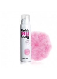 Массажная хрустящая пенка Tickle My Body Cotton Candy с ароматом сладкой ваты - 150 мл. - Love to Love - купить с доставкой в Якутске