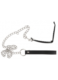 Зажим для половых губ с поводком Pussy Clamp With A Leash - Orion - купить с доставкой в Якутске