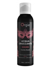 Хрустящая пенка для массажа Orgie Acqua Croccante Sakura с ароматом сакуры - 150 мл. - ORGIE - купить с доставкой в Якутске