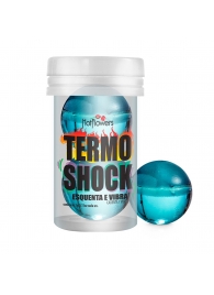 Интимный гель Termo Shock Hot Ball с разогревающе-покалывающим эффектом (2 шарика по 3 гр.) - HotFlowers - купить с доставкой в Якутске