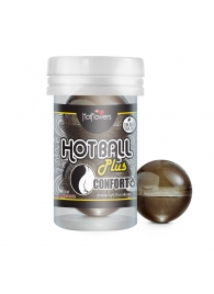 Анальный лубрикант на масляной основе Hot Ball Plus Conforto (2 шарика по 3 гр.) - HotFlowers - купить с доставкой в Якутске