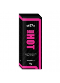 Гель для оральных ласк Oral Hot с согревающим эффектом - 15 гр. - HotFlowers - купить с доставкой в Якутске