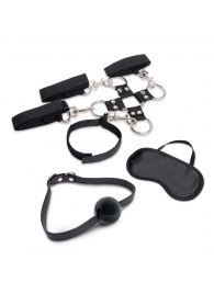 Набор для фиксации из 7 предметов Hogtie   Ball Gag Kit - Lux Fetish - купить с доставкой в Якутске