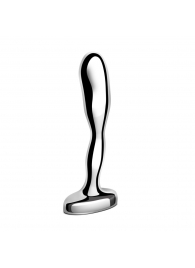 Стальной стимулятор простаты Stainless Steel Prostate Plug - 11,5 см. - b-Vibe - в Якутске купить с доставкой