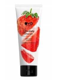 Лубрикант на водной основе OYO Aroma Gel Strawberry с ароматом клубники - 75 мл. - OYO - купить с доставкой в Якутске