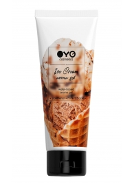 Лубрикант на водной основе OYO Aroma Gel Ice Cream с ароматом пломбира - 75 мл. - OYO - купить с доставкой в Якутске