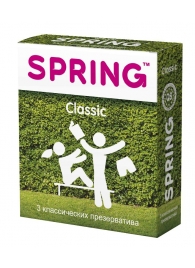 Классические презервативы SPRING CLASSIC - 3 шт. - SPRING - купить с доставкой в Якутске