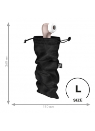Черный мешочек для хранения игрушек Treasure Bag L - Satisfyer - купить с доставкой в Якутске
