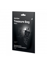 Черный мешочек для хранения игрушек Treasure Bag L - Satisfyer - купить с доставкой в Якутске