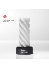 Белый 3D мастурбатор SPIRAL - Tenga - в Якутске купить с доставкой