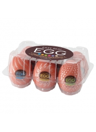 Набор из 6 мастурбаторов-яиц Tenga Egg Variety Pack V - Tenga - в Якутске купить с доставкой