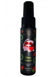 Спрей для горла Deep Throat с десенсибилизирующим эффектом и вкусом клубники - 50 мл. - БиоМед - купить с доставкой в Якутске