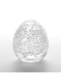 Мастурбатор-яйцо Keith Haring EGG PARTY - Tenga - в Якутске купить с доставкой