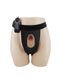 Полый вибрострапон на регулируемых трусиках Draven - 17,5 см. - Baile - купить с доставкой в Якутске