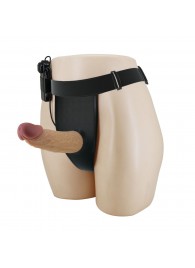 Полый вибрострапон на регулируемых трусиках Draven - 17,5 см. - Baile - купить с доставкой в Якутске