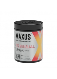 Анатомические презервативы MAXUS Sensual - 15 шт. - Maxus - купить с доставкой в Якутске
