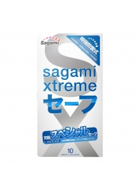 Презервативы Sagami Xtreme Ultrasafe с двойным количеством смазки - 10 шт. - Sagami - купить с доставкой в Якутске