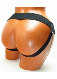 Трусики для страпона коричневого цвета - БДСМ Арсенал - купить с доставкой в Якутске