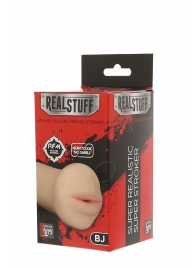 Нежный мастурбатор-ротик REALSTUFF 5INCH MASTURBATOR BJ - Dream Toys - в Якутске купить с доставкой