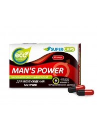 Возбуждающее средство Man’s power - 10 капсул (+1 в подарок) - SuperCaps - купить с доставкой в Якутске