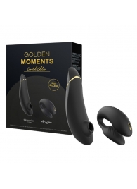 Набор для пар Golden Moments: Womanizer Premium 2 и We-Vibe Chorus - Womanizer купить в Якутске с доставкой в Orgasmix.ru Набор для пар Golden Moments: Womanizer Premium 2 и We-Vibe Chorus - Womanizer