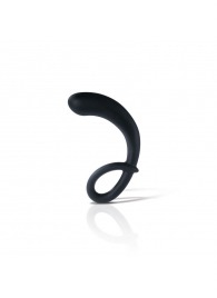 Черный массажер простаты Curving Curt - 13 см. - MyStim - купить с доставкой в Якутске
