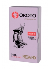 Презервативы OKOTO Mega Mix - 12 шт. - Sitabella - купить с доставкой в Якутске