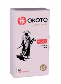 Тонкие презервативы OKOTO Ultra Thin - 12 шт. - Sitabella - купить с доставкой в Якутске