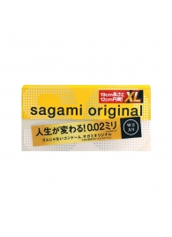 Презервативы увеличенного размера Sagami Original 0.02 XL-size - 12 шт. - Sagami - купить с доставкой в Якутске