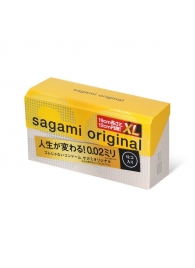 Презервативы увеличенного размера Sagami Original 0.02 XL-size - 12 шт. - Sagami - купить с доставкой в Якутске