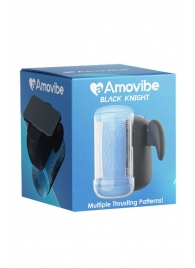 Инновационный робот-мастурбатор Black Knight с функцией пенетрации - Amovibe - в Якутске купить с доставкой