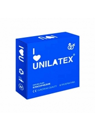 Классические презервативы Unilatex Natural Plain - 3 шт. - Unilatex - купить с доставкой в Якутске