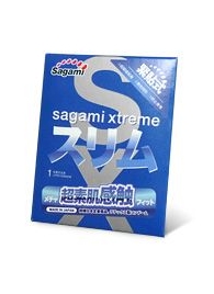 Презерватив Sagami Xtreme FEEL FIT 3D - 1 шт. - Sagami - купить с доставкой в Якутске