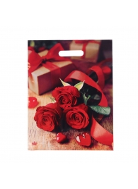 Пакет с принтом в виде роз (31х40 см) - Сима-Ленд - купить с доставкой в Якутске