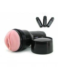 Мастурбатор-вагина Fleshlight - Vibro Pink Lady Touch с вибрацией - Fleshlight - в Якутске купить с доставкой