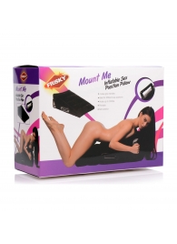 Черная подушка для секса Mount Me Inflatable Sex Position Pillow - XR Brands - купить с доставкой в Якутске