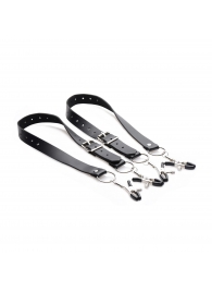 Ремни с зажимами для половых губ Spread Labia Spreader Straps with Clamps - XR Brands - купить с доставкой в Якутске