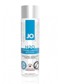 Возбуждающий лубрикант на водной основе JO Personal Lubricant H2O Warming - 120 мл. - System JO - купить с доставкой в Якутске