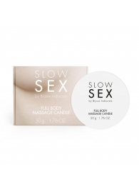 Массажная свеча для всего тела Slow Sex - 50 гр. - Bijoux Indiscrets - купить с доставкой в Якутске