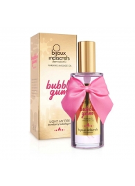 Разогревающее массажное масло Light My Fire Bubble Gum с ароматом бабл-гам - 100 мл. - Bijoux Indiscrets - купить с доставкой в Якутске