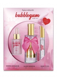 Набор средств для массажа и ласк Bubblegum Play Kit - Bijoux Indiscrets - купить с доставкой в Якутске