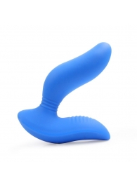 Синий вибромассажер простаты 3,5’’ Curve P-spot Massager - 12 см. - Erokay - в Якутске купить с доставкой