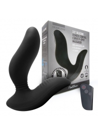 Черный вибромассажер простаты 3,5’’ Remote Control Curve P-spot Massager - 12 см. - Erokay - в Якутске купить с доставкой