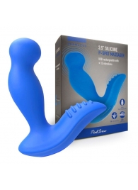 Синий вибромассажер простаты 3,5’’ P-spot Massager - 12,5 см. - Erokay - в Якутске купить с доставкой