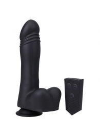 Черная мини-машина на присоске Piston Thruster - Doc Johnson - купить с доставкой в Якутске