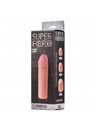 Фаллоудлинитель SUPER HERO Tempter - 16 см. - Lola Games - в Якутске купить с доставкой