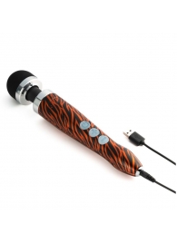 Беспроводной wand-вибратор Doxy Die Cast 3R с тигровым принтом на рукояти - 28 см. - Doxy в Якутске Беспроводной wand-вибратор Doxy Die Cast 3R с тигровым принтом на рукояти - 28 см. - Doxy